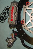 Brembo Radial Master Cylinder, Brembo Caliper and BrakeTech Cast Iron Brake Rotor. Jealous?