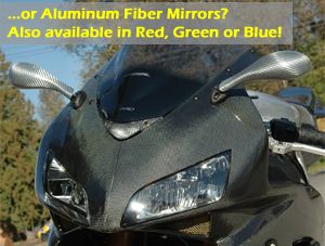 Carbon Mirrors / Carbon Bike Mirrors on a Honda CBR1000RR